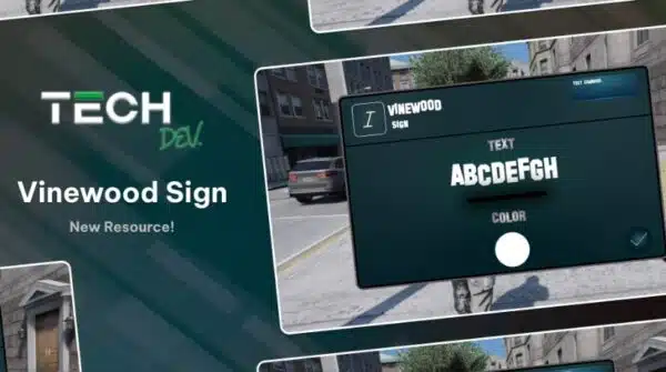 fivem vinewood sign change