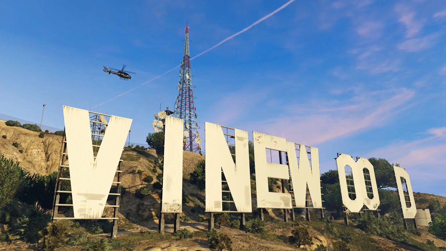 GTA V Manual Vinewood Lettering